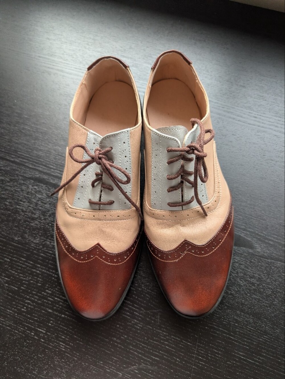 Women's Multicolour Wingtip Brogues